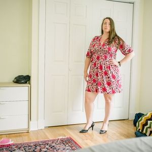 Beautiful Dress with Floral Patter